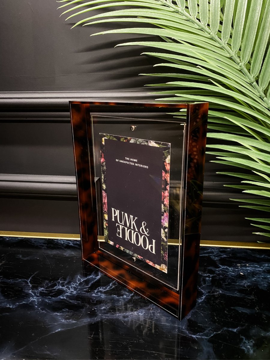 Leopard Print Acrylic Photo Frame – PUNK & POODLE