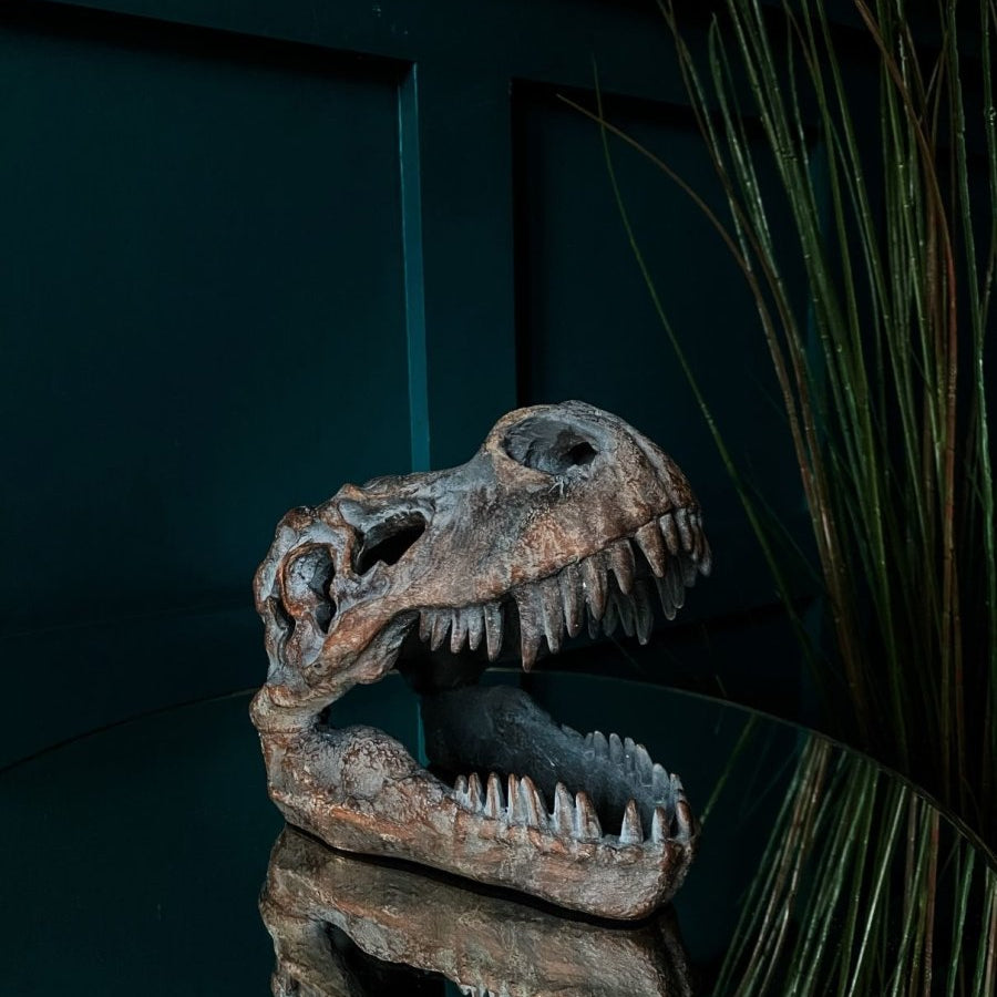 T-Rex Dinosaur Skull Ornament - Punk & Poodle
