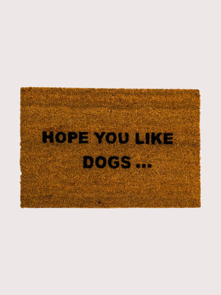 'Hope you like Dogs' Doormat