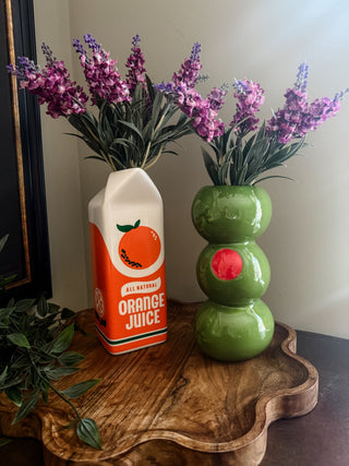 Olives Ceramic Vase