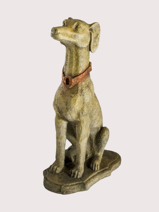 Winston Extra Large Rustic Stone Effect Dog Statue