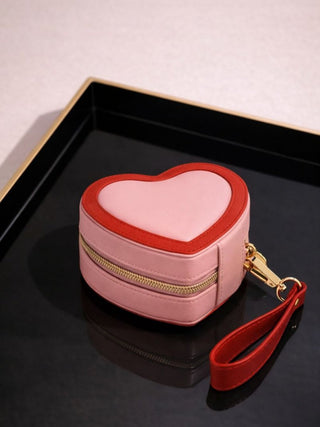All Heart Travel Jewellery Case | Pink - PUNK & POODLE