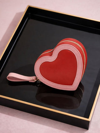 All Heart Travel Jewellery Case | Red - PUNK & POODLE