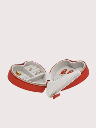 All Heart Travel Jewellery Case | Red - PUNK & POODLE