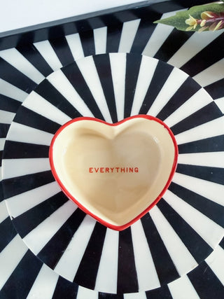 Ceramic Heart Trinket Box - PUNK & POODLE