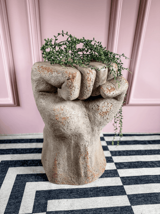 Fist Side Table / Plant Stand - PUNK & POODLE