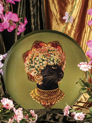 Gangzai Baghera Round Tray - PUNK & POODLE