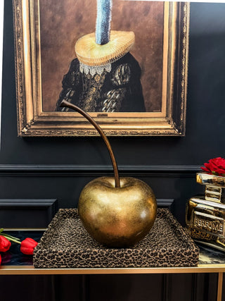 Giant Golden Cherry Ornament - PUNK & POODLE