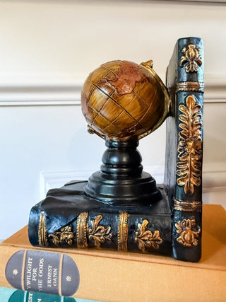 Globe Bookends - PUNK & POODLE