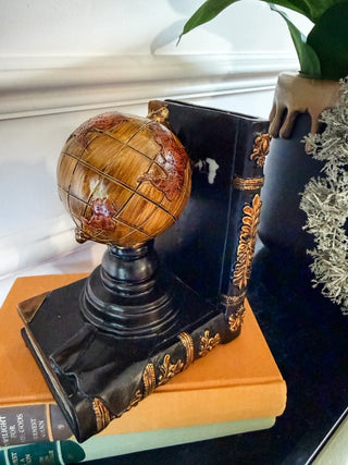 Globe Bookends - PUNK & POODLE