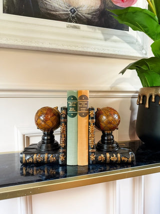 Globe Bookends - PUNK & POODLE