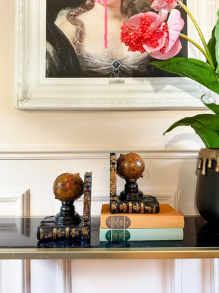 Globe Bookends - PUNK & POODLE
