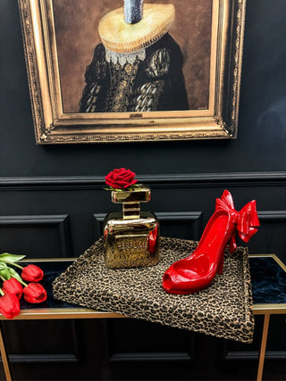 Leopard Faux Fur Serving Tray - PUNK & POODLE