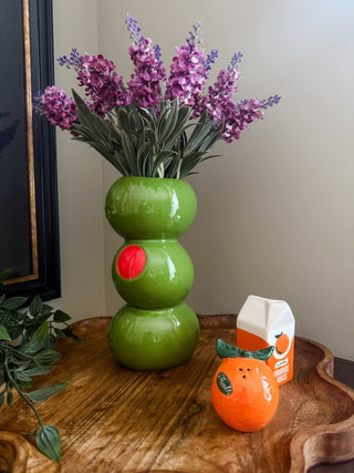 Olives Ceramic Vase - PUNK & POODLE