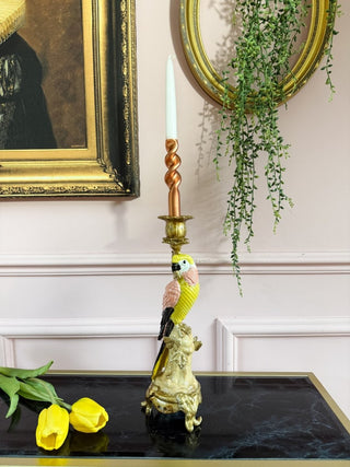 Ornate Parrot Candle Holder - PUNK & POODLE