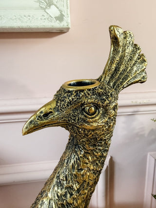 Peacock Head Candle Holder - PUNK & POODLE