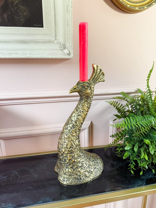 Peacock Head Candle Holder - PUNK & POODLE