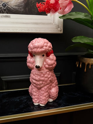 Pink Poodle Storage / Cookie Jar - PUNK & POODLE