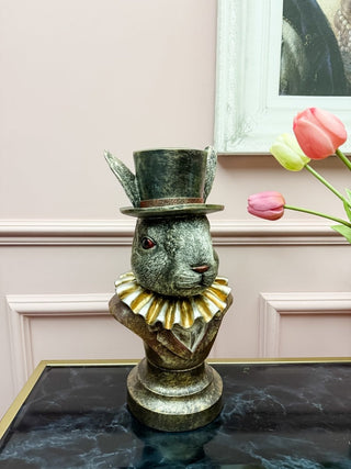 Rabbit Top Hat Bust Figure - PUNK & POODLE