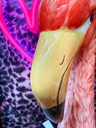 (Second) Flamingo Head Ceramic Vase | Large - PUNK & POODLE