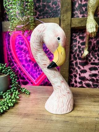 (Second) Flamingo Head Ceramic Vase | Small - PUNK & POODLE