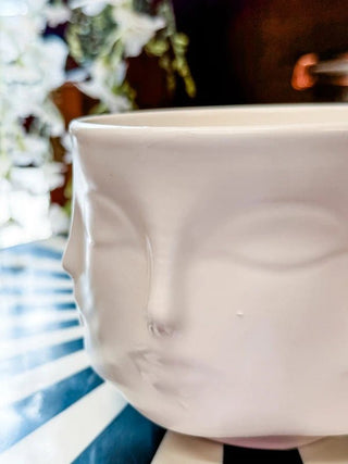 (Second) Monochrome Pagan Face Candle - PUNK & POODLE