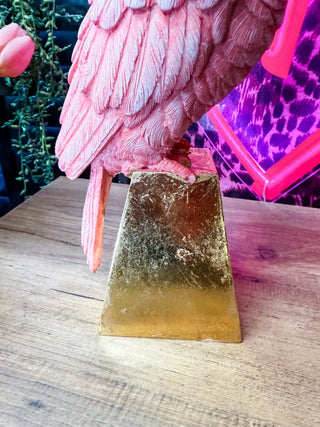 (Second) Pink Parrot Candle Holder - Punk & Poodle