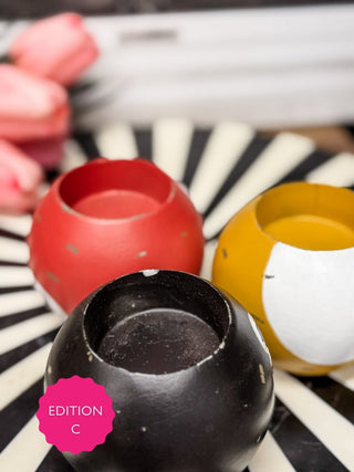 (Second) Pool Ball Tealight Candle Holder Set - PUNK & POODLE