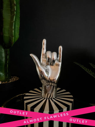 (Second) Rock On Hand Ornament | Silver - PUNK & POODLE