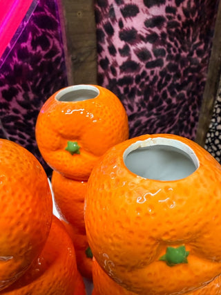 (Second) Trio of Oranges Vase - PUNK & POODLE