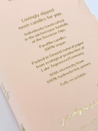 Set of 3 Dip Dye Swirl Dinner Candles | Cocktail Fusion - PUNK & POODLE