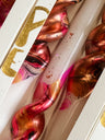 White & Gold/Red Marble