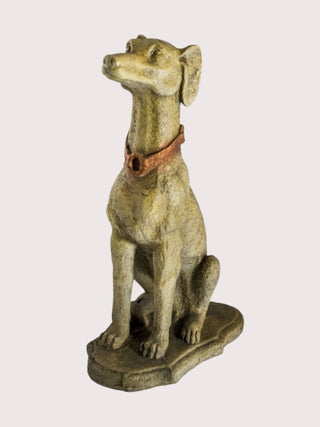Winston Extra Large Rustic Stone Effect Dog Statue - PUNK & POODLE