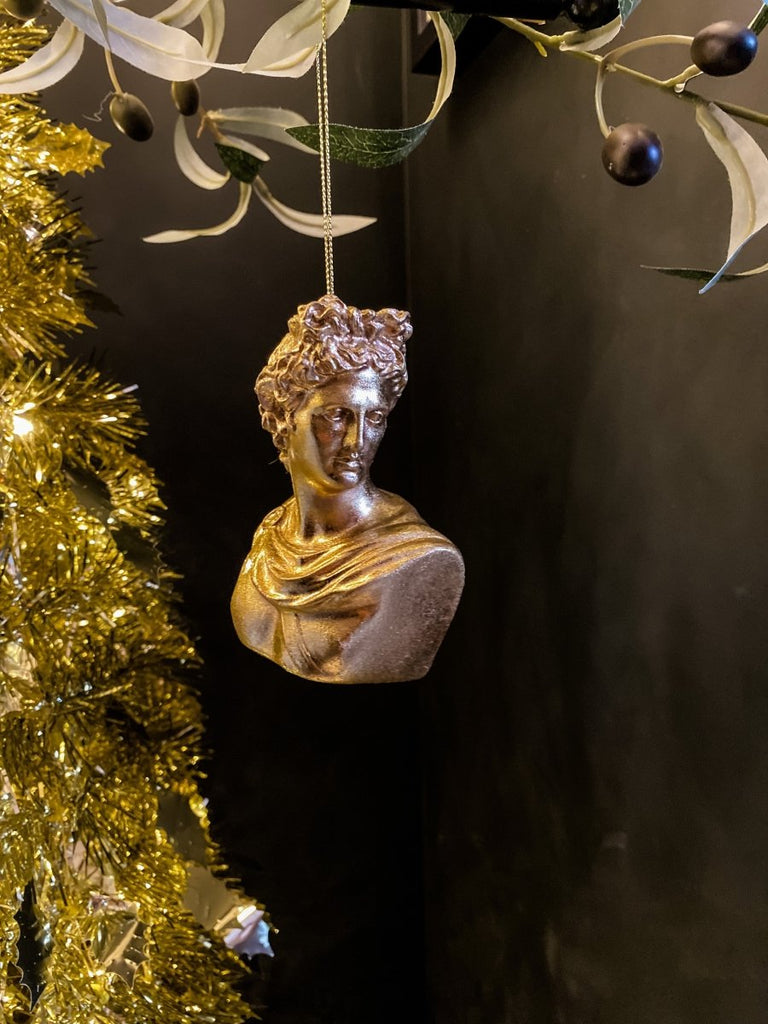 Apollo & Artemis Bust Hanging Decorations | Gold - Punk & Poodle
