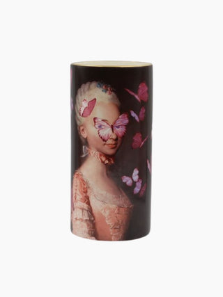 Aristocrat Lady Pink Butterflies Vase - Punk & Poodle