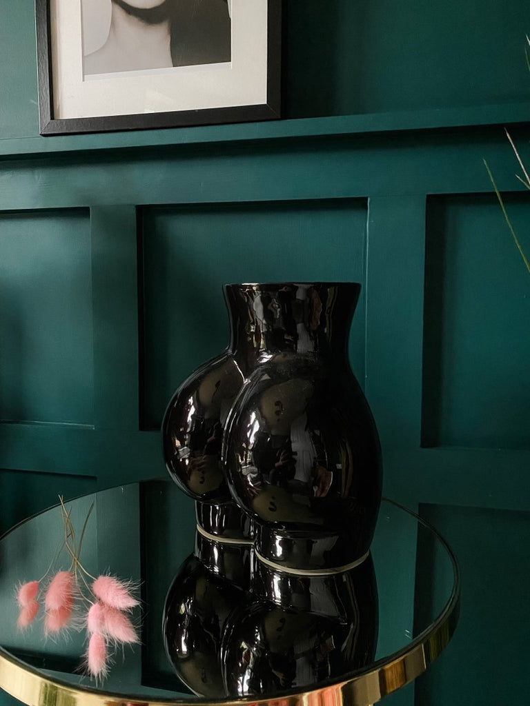 Cheeky Gloss Bum Vase | Black - Punk & Poodle