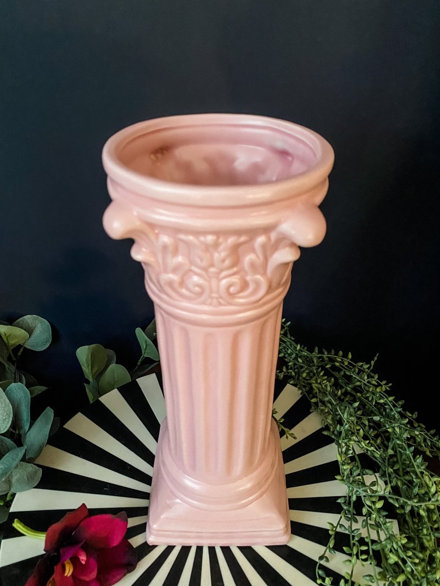 Corinthian Column Ceramic Vase | Pink - Punk & Poodle