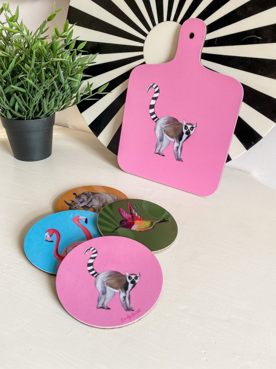 Emily Smith Coasters | Set of Four - Punk & Poodle