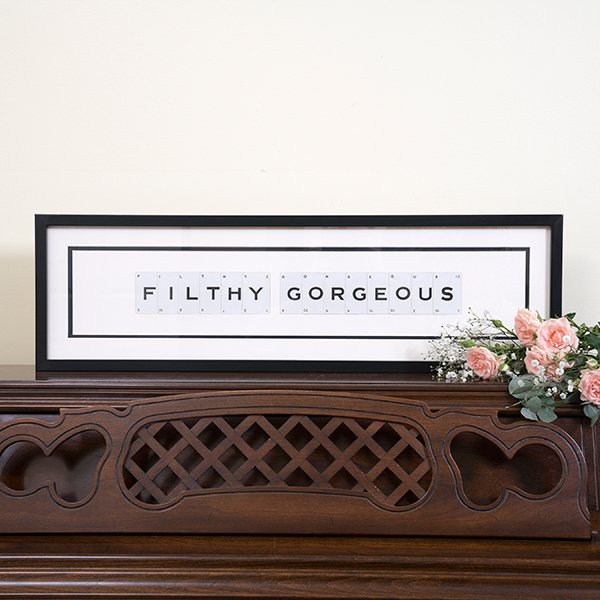 'Filthy Gorgeous' Playing Cards Wall Art - Punk & Poodle