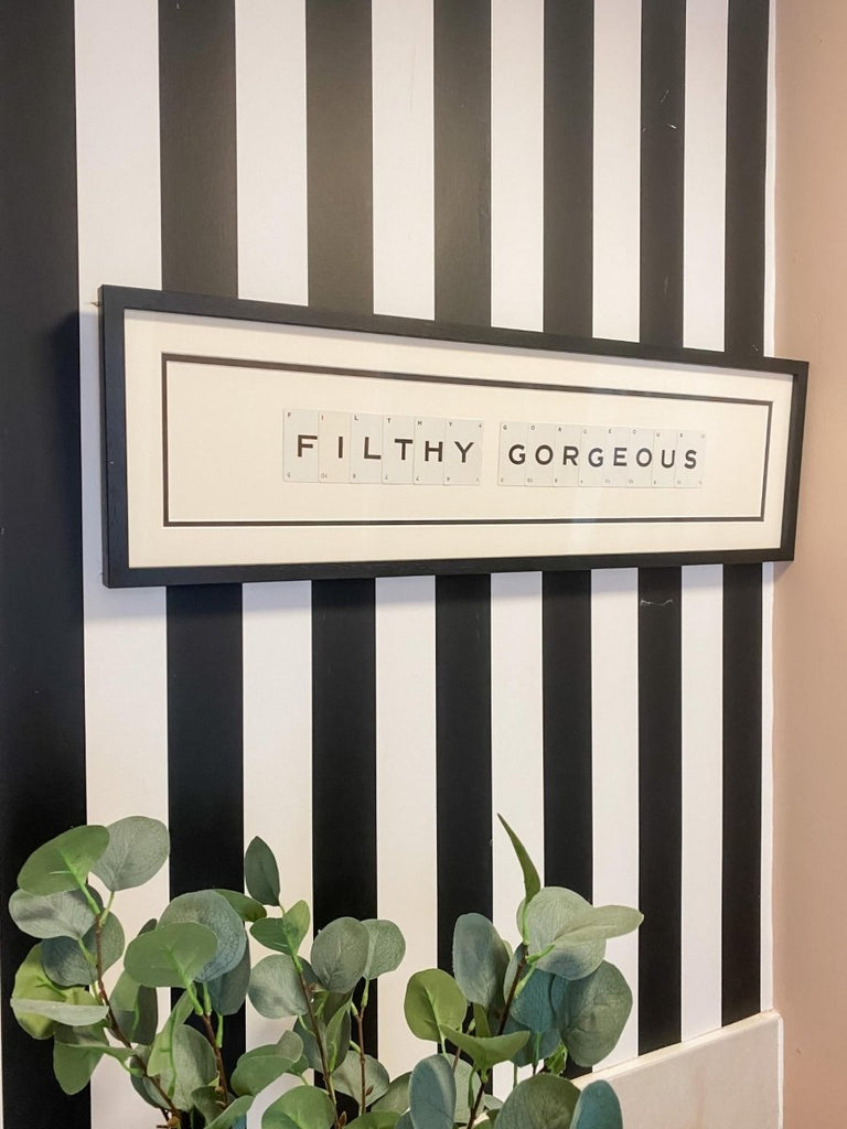 'Filthy Gorgeous' Playing Cards Wall Art - Punk & Poodle