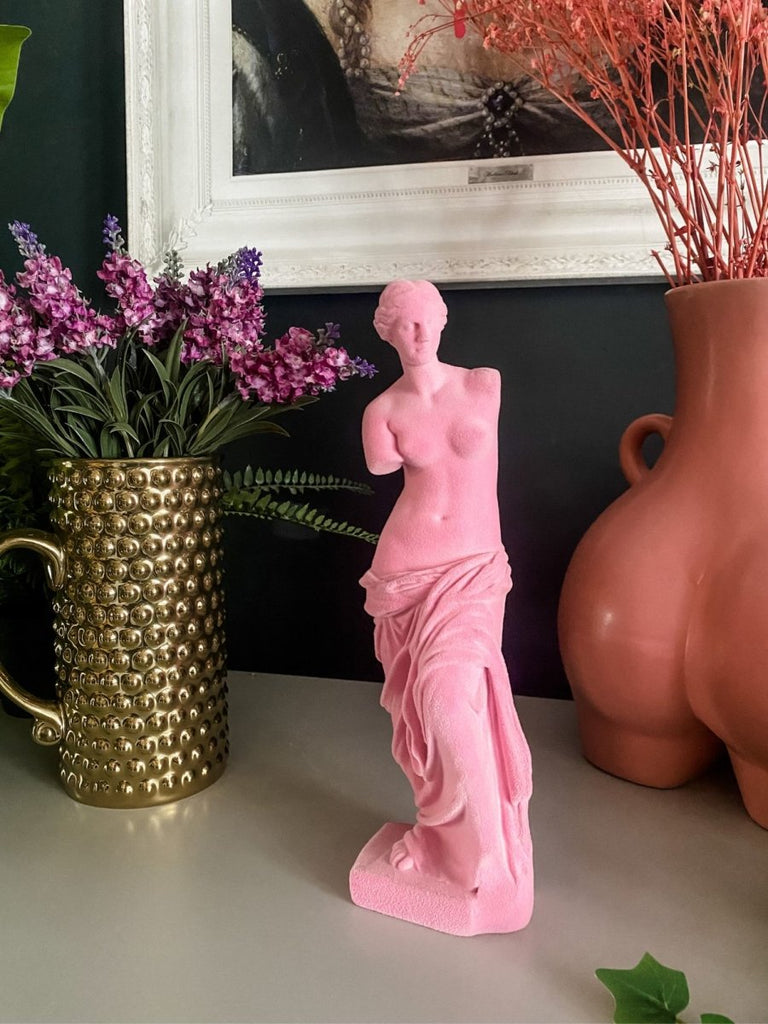 Flock Venus De Milo Figure | Pink - Punk & Poodle