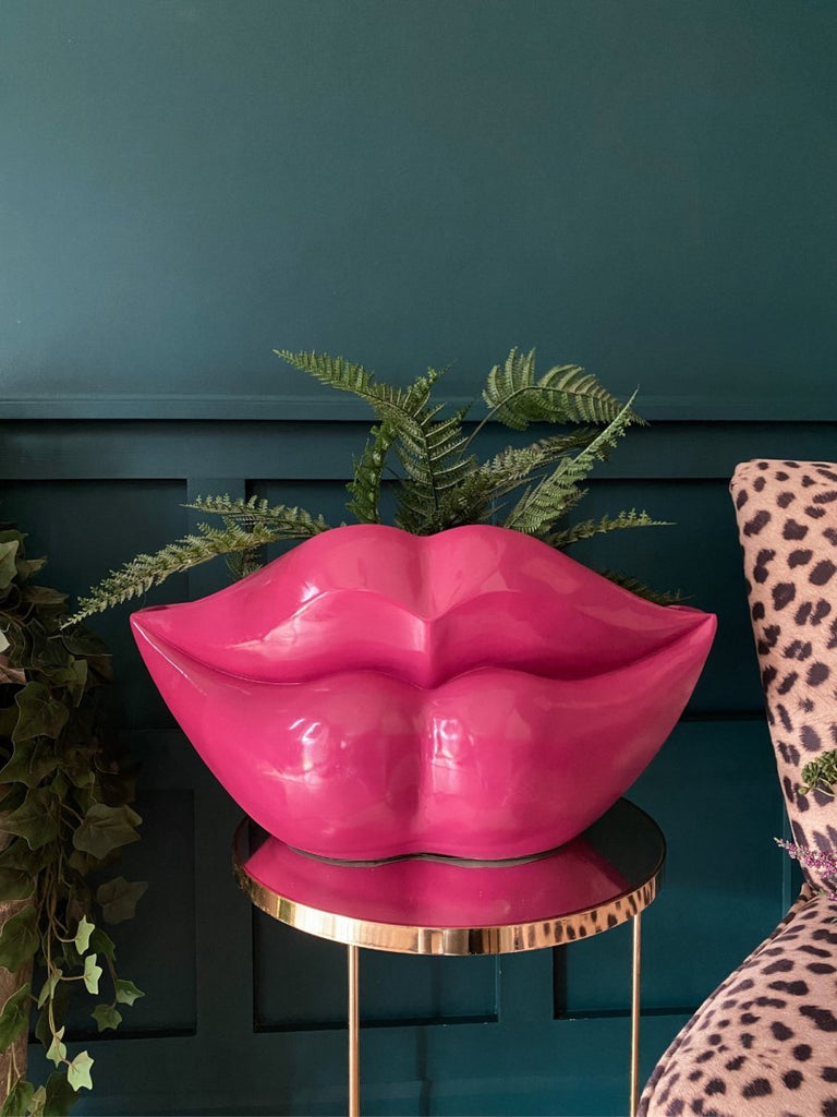 Giant Pink Lips Planter - Punk & Poodle