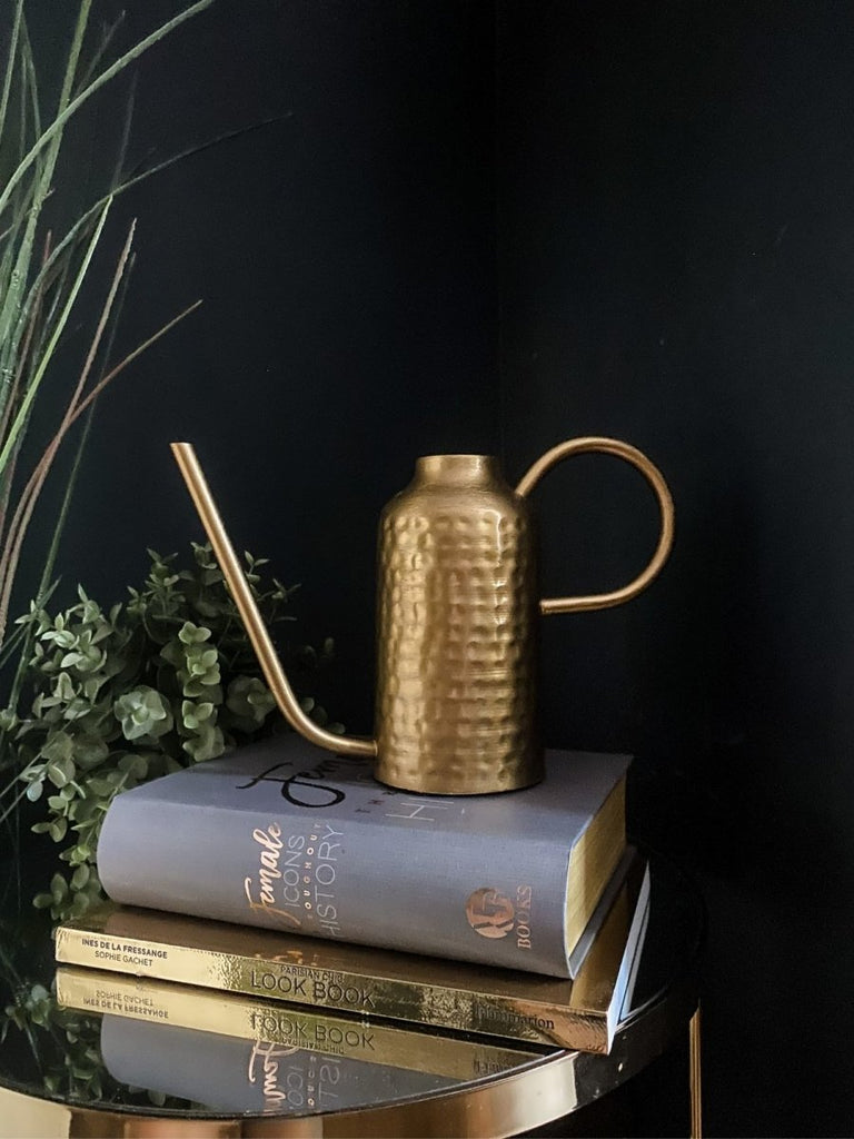 Gold Vintage Style Watering Can - Punk & Poodle