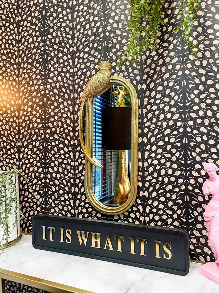 'It Is What It Is' Gold Foil Sign - Punk & Poodle