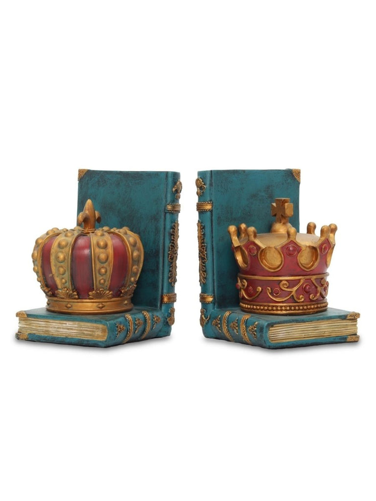 King & Queen Crown Bookends - Punk & Poodle