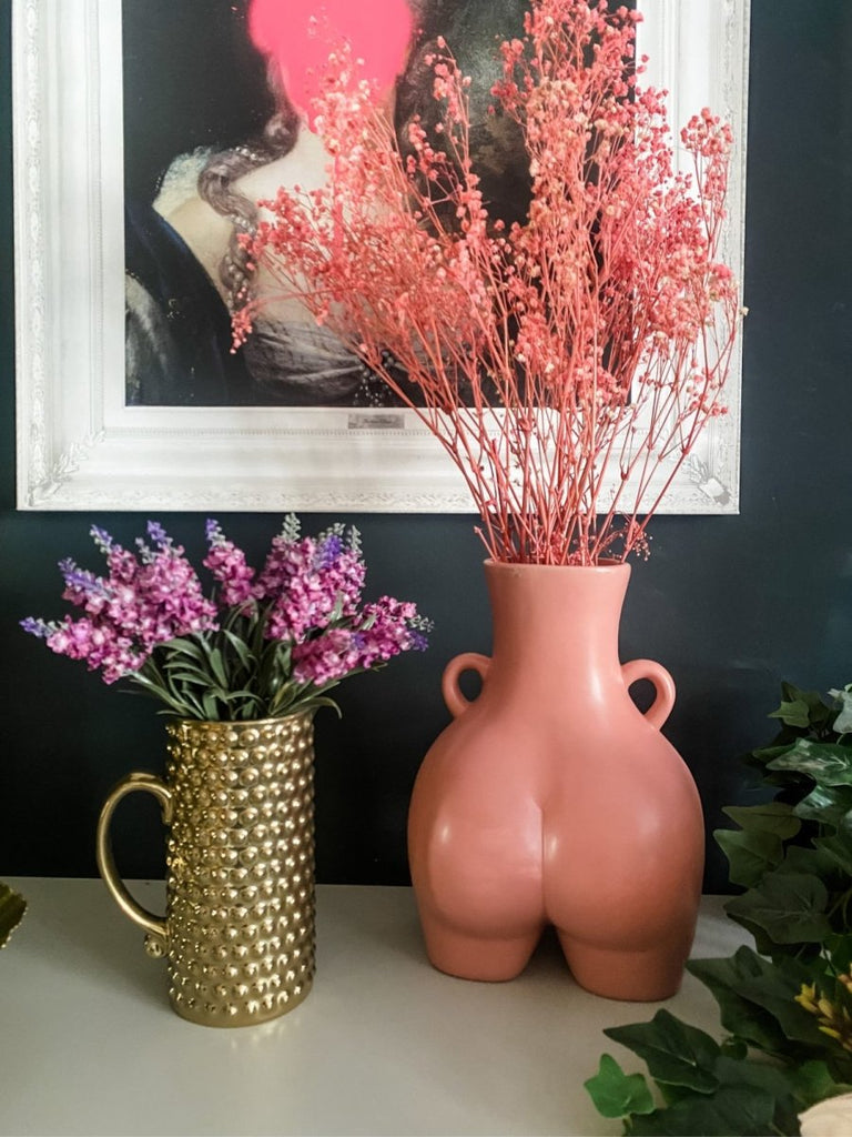 Large Love Handles Booty Vase | Pink - Punk & Poodle