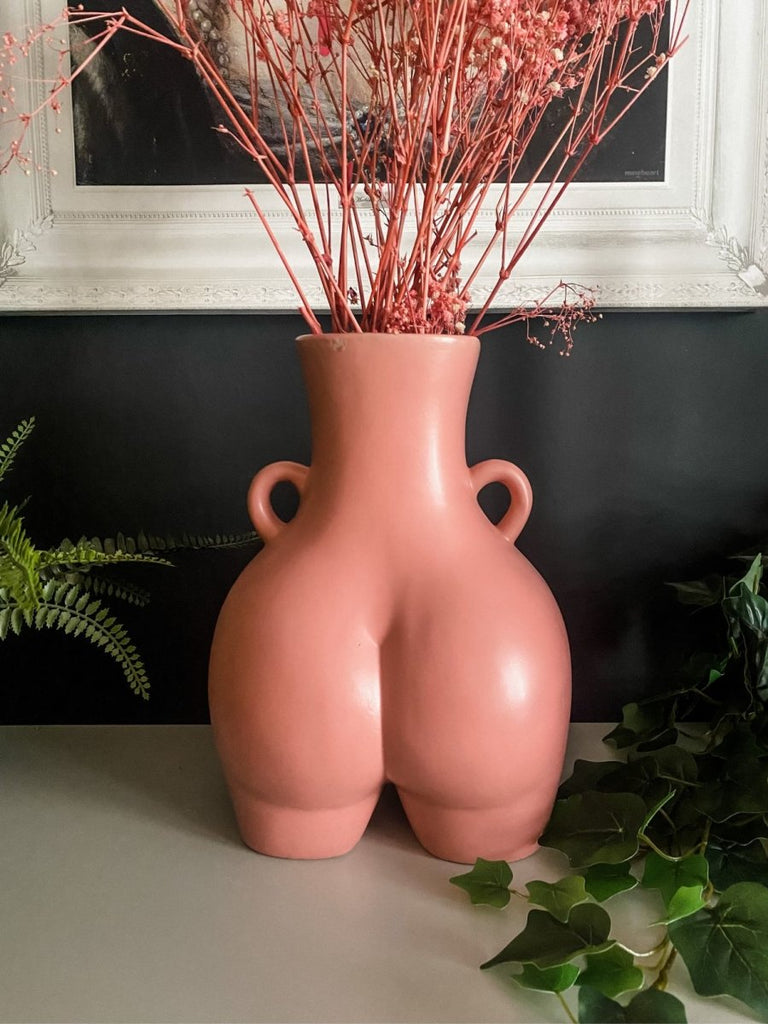 Large Love Handles Booty Vase | Pink - Punk & Poodle