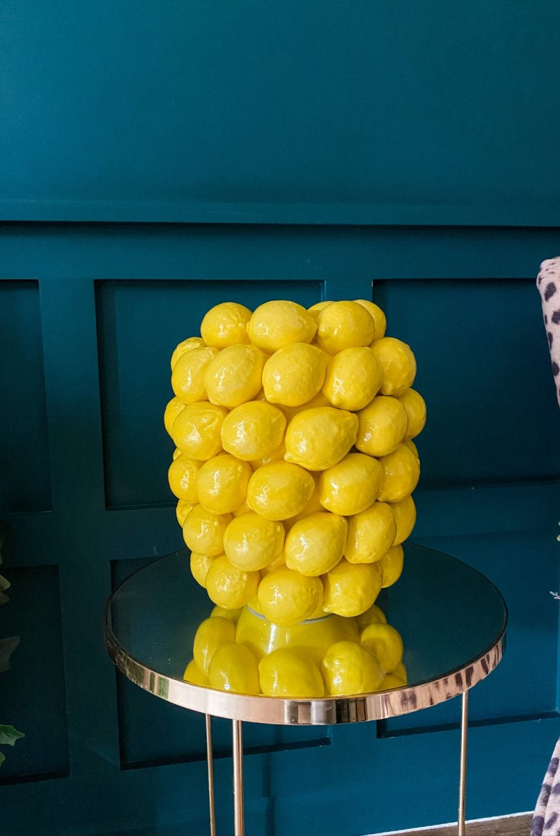 Lemon Large Ceramic Vase - Punk & Poodle