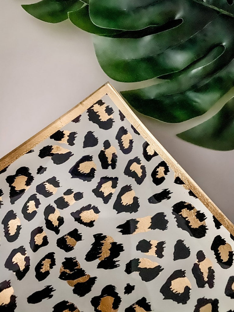Leopard Print Trinket Dish - Punk & Poodle