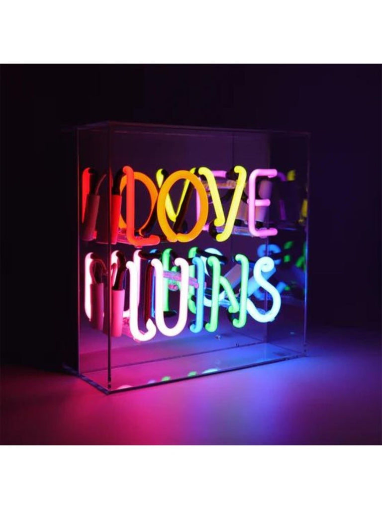 Love Wins Neon Light Box - Punk & Poodle